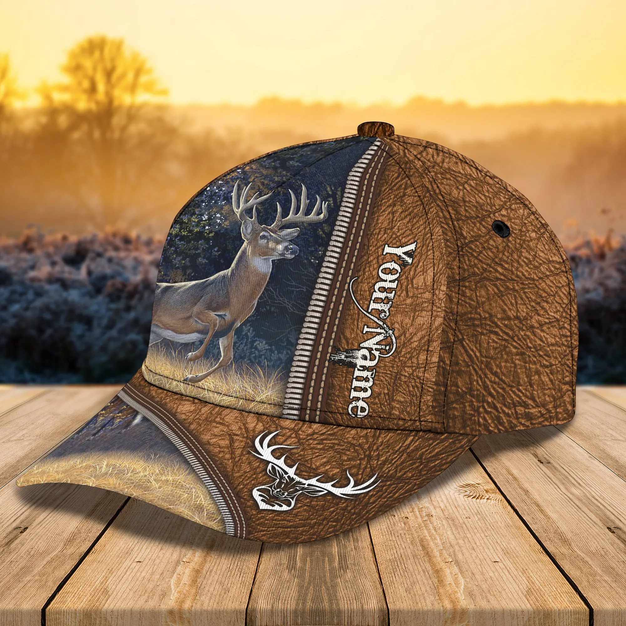 Deer Hunting - Personalized Name Cap 5 - Nvc97
