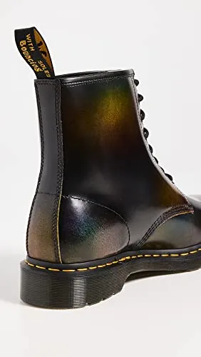 Dr. Martens Men's 1460 for Pride Rub Off Boots, Black/Multi Rainbow, 11-11.5 Medium US