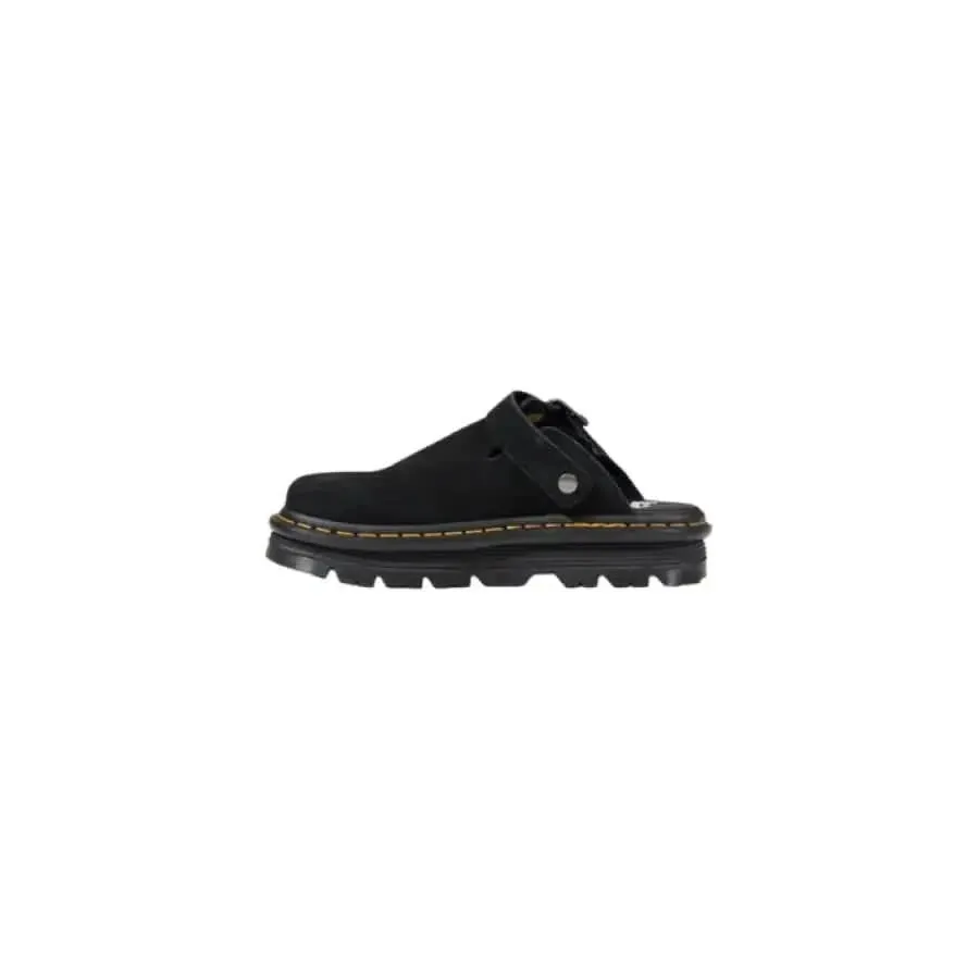 Dr. Martens Women's Black Leather Slip-On Flats