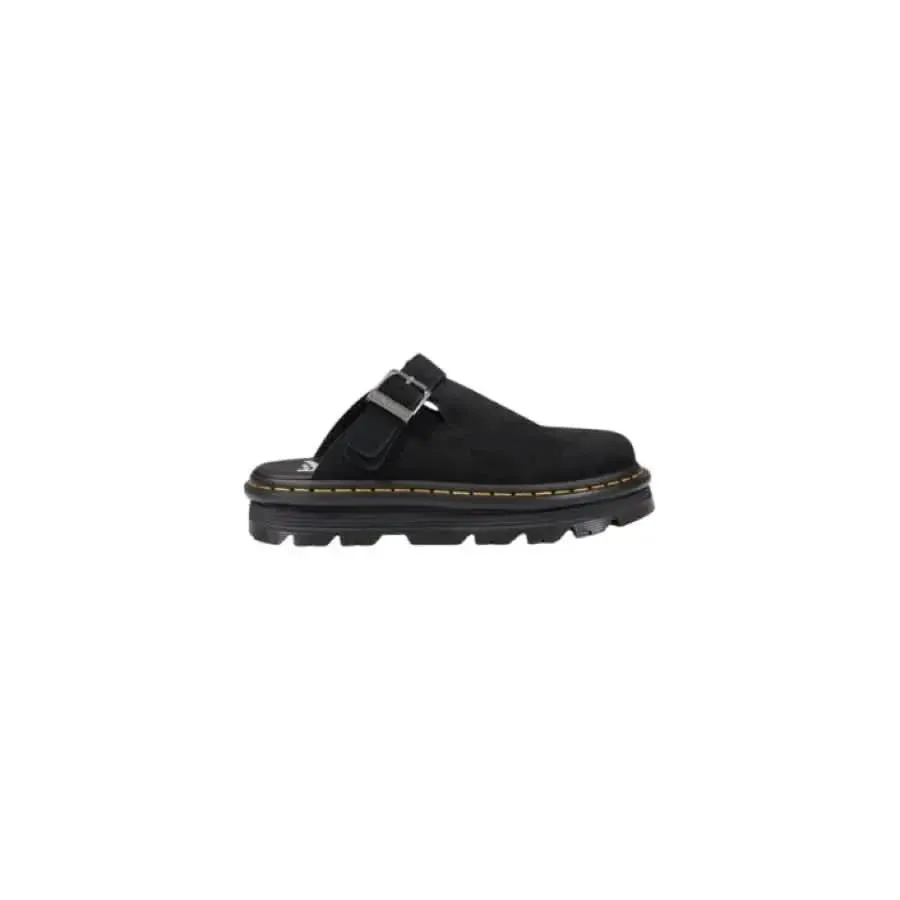 Dr. Martens Women's Black Leather Slip-On Flats