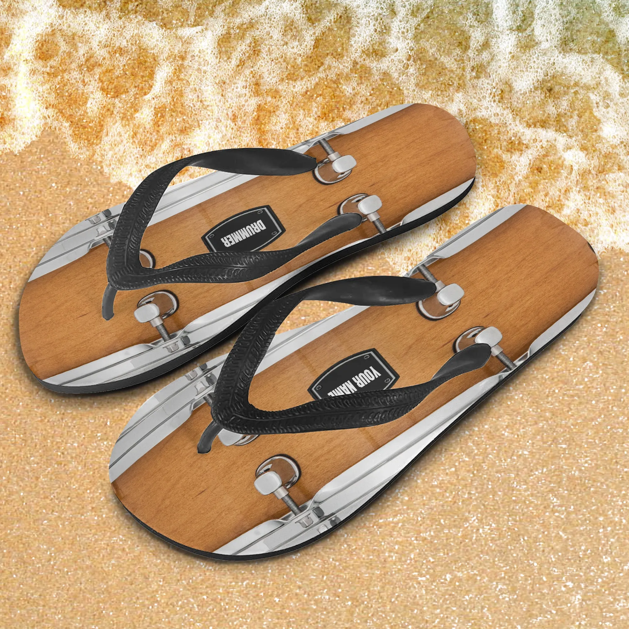 Drummer - Custom Flip Flops 01