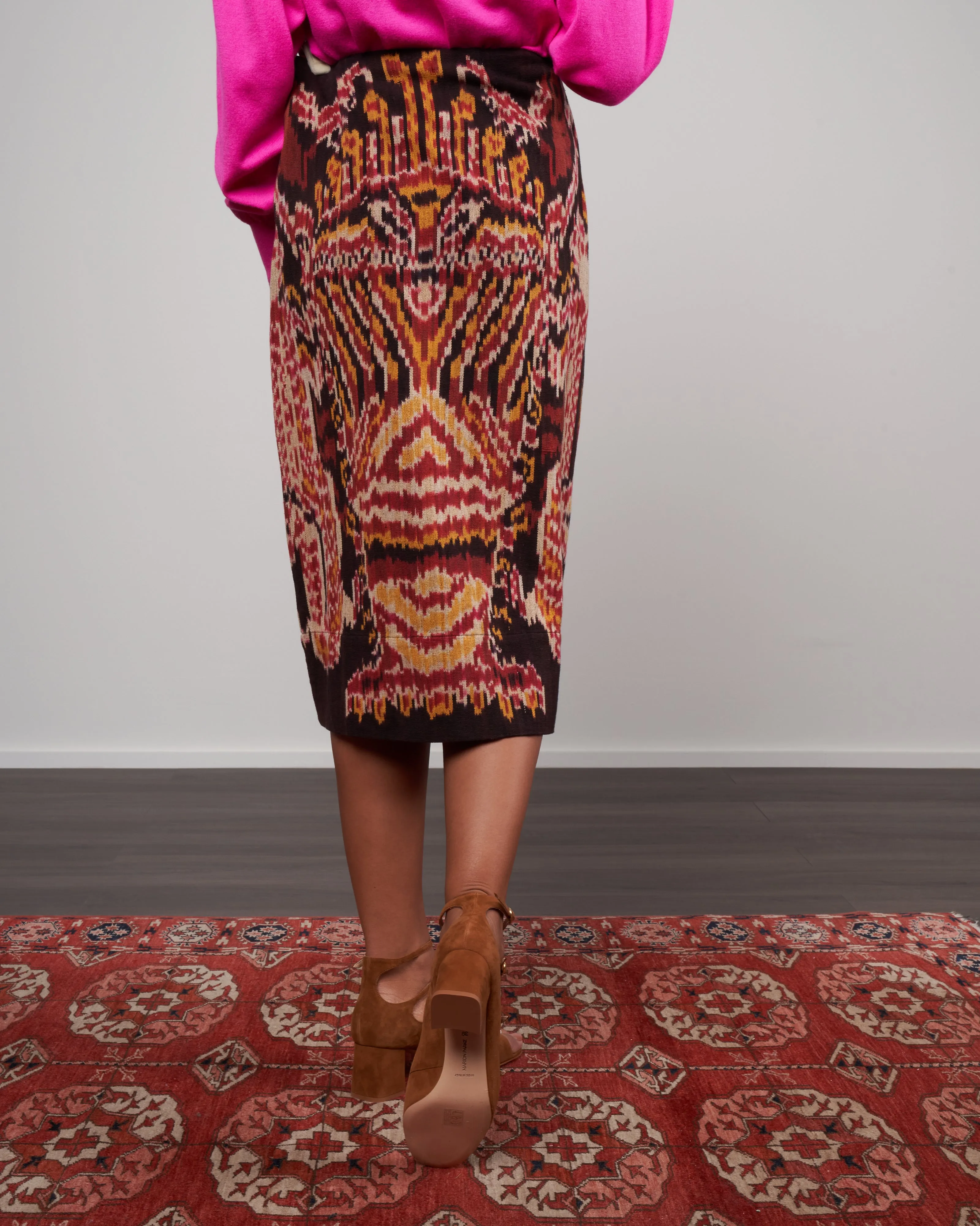 ember skirt - mahogany