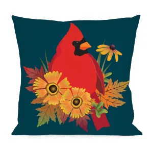 Fall Cardinal Interchangeable Pillow Cover,4plc411