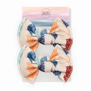 Fall Leaves Knot Hair Bows