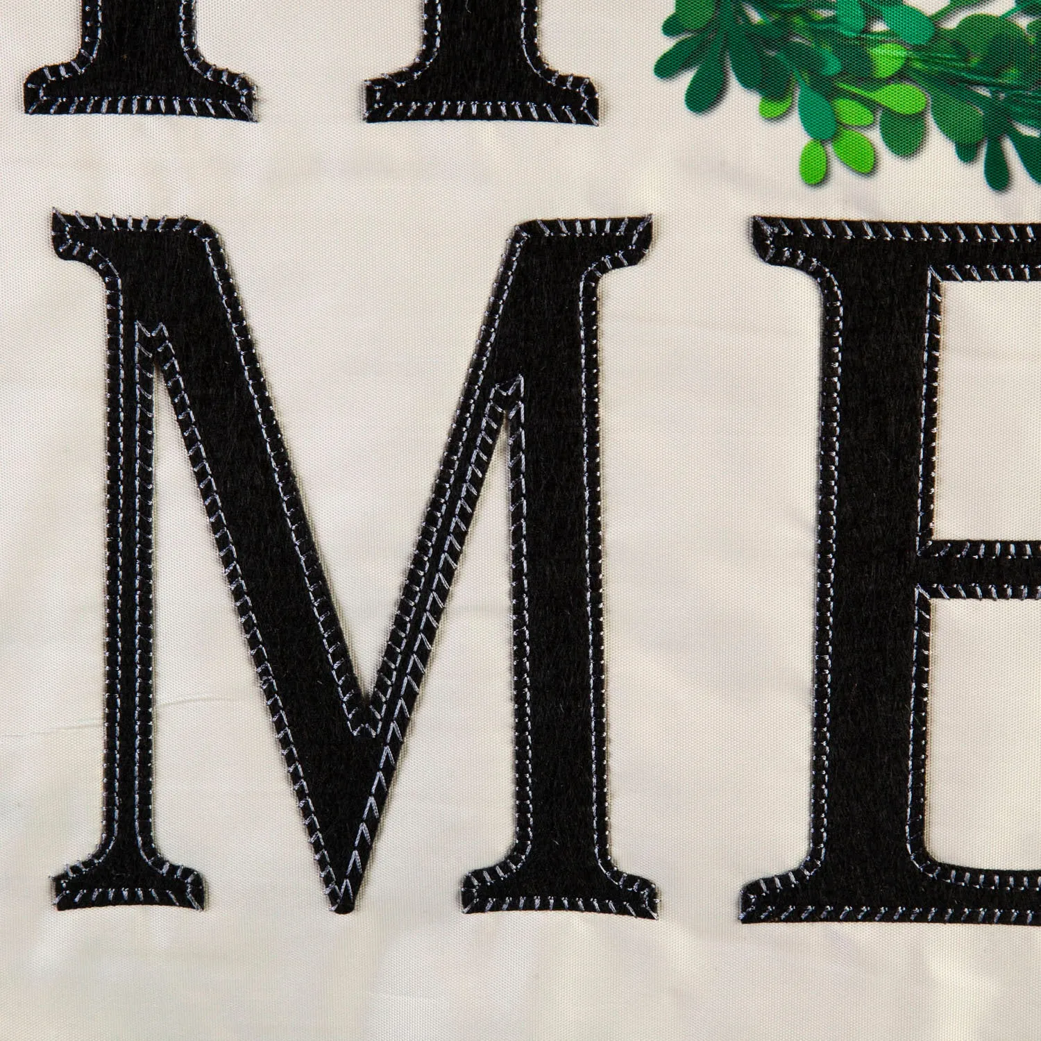 Farmhouse Home Wreath Garden Applique Flag,169247