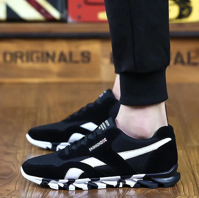 Fashion Men Casual Shoes Spring Autumn Mens Trainers Breathable Flats Walking Shoes
