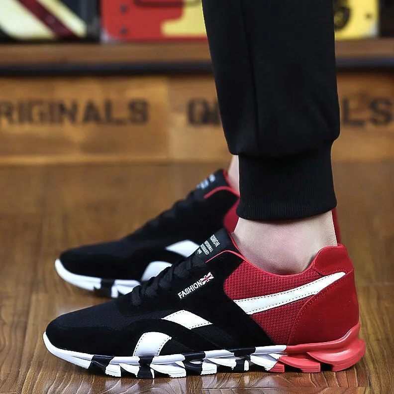 Fashion Men Casual Shoes Spring Autumn Mens Trainers Breathable Flats Walking Shoes