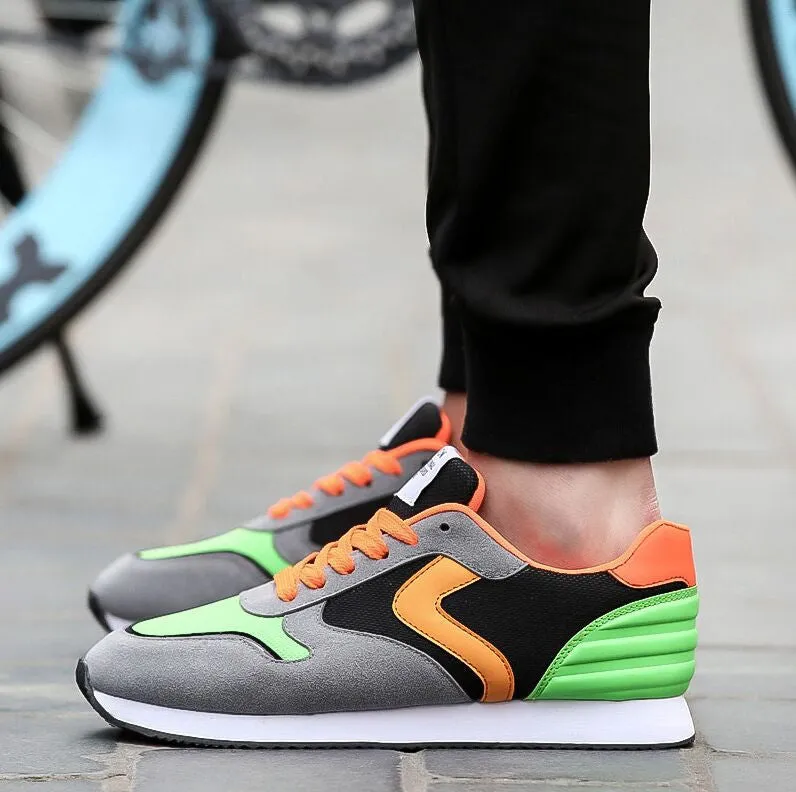 Fashion Men Casual Shoes Spring Autumn Mens Trainers Breathable Flats Walking Shoes