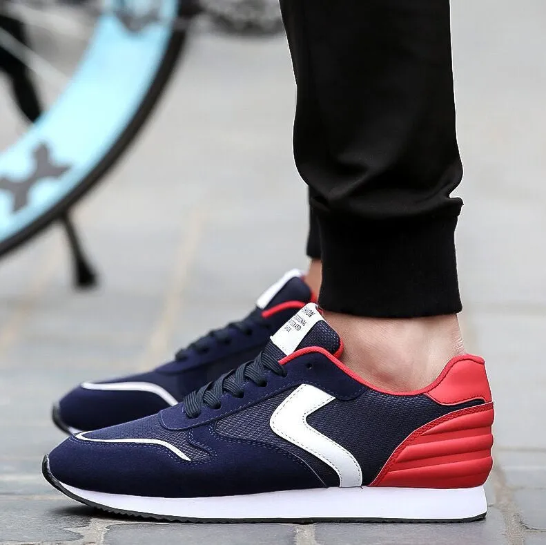 Fashion Men Casual Shoes Spring Autumn Mens Trainers Breathable Flats Walking Shoes