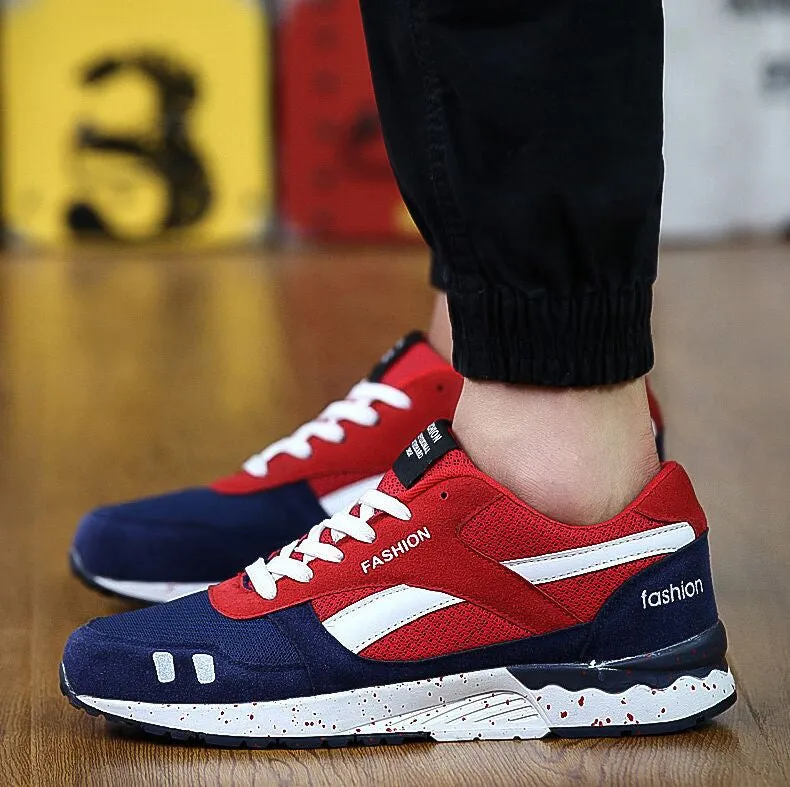 Fashion Men Casual Shoes Spring Autumn Mens Trainers Breathable Flats Walking Shoes