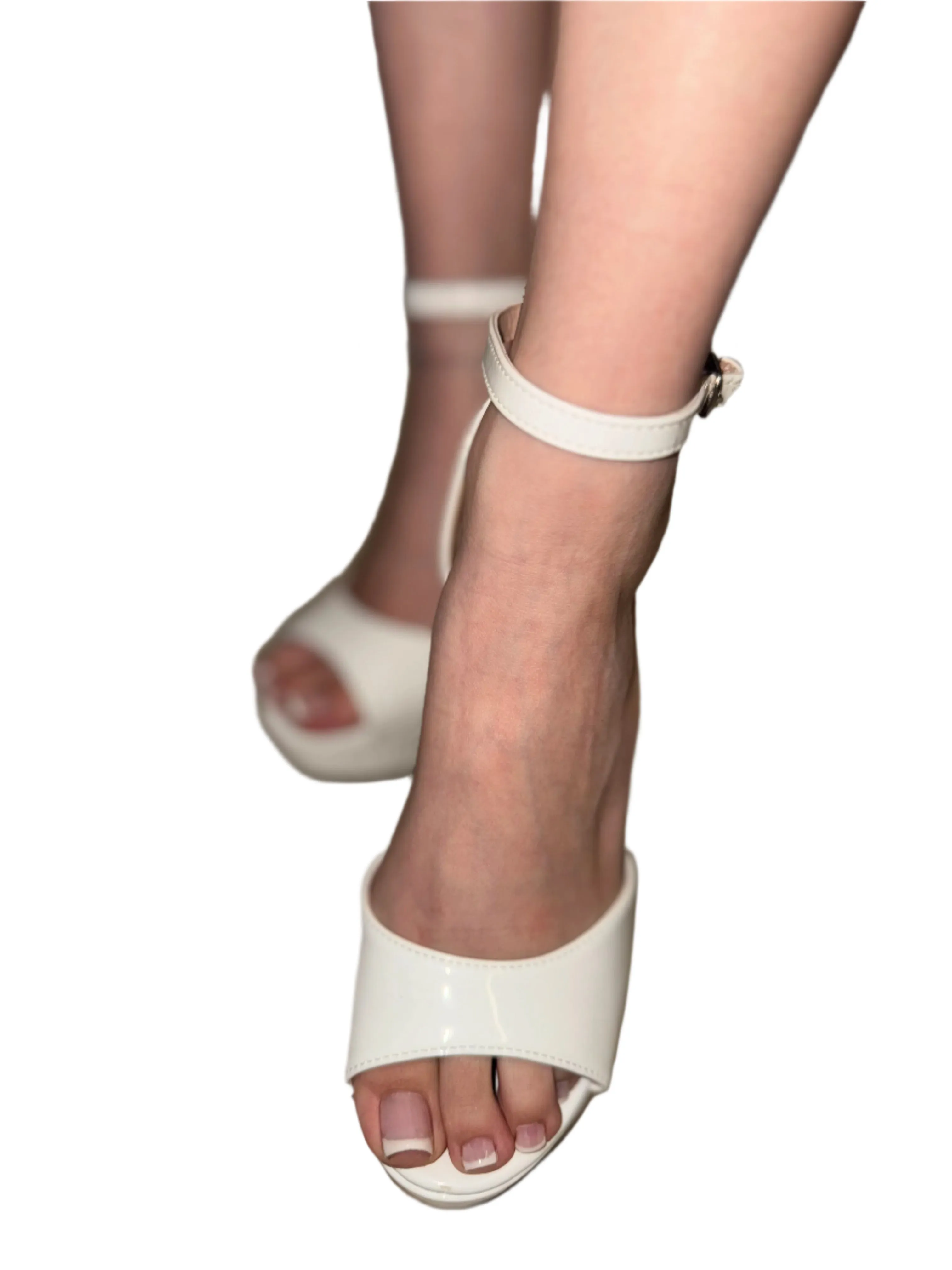 FAUX LEATHER PLATFORM BLOCK HEEL YULA-21