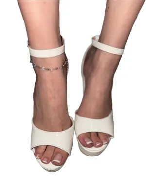 FAUX LEATHER PLATFORM BLOCK HEEL YULA-21