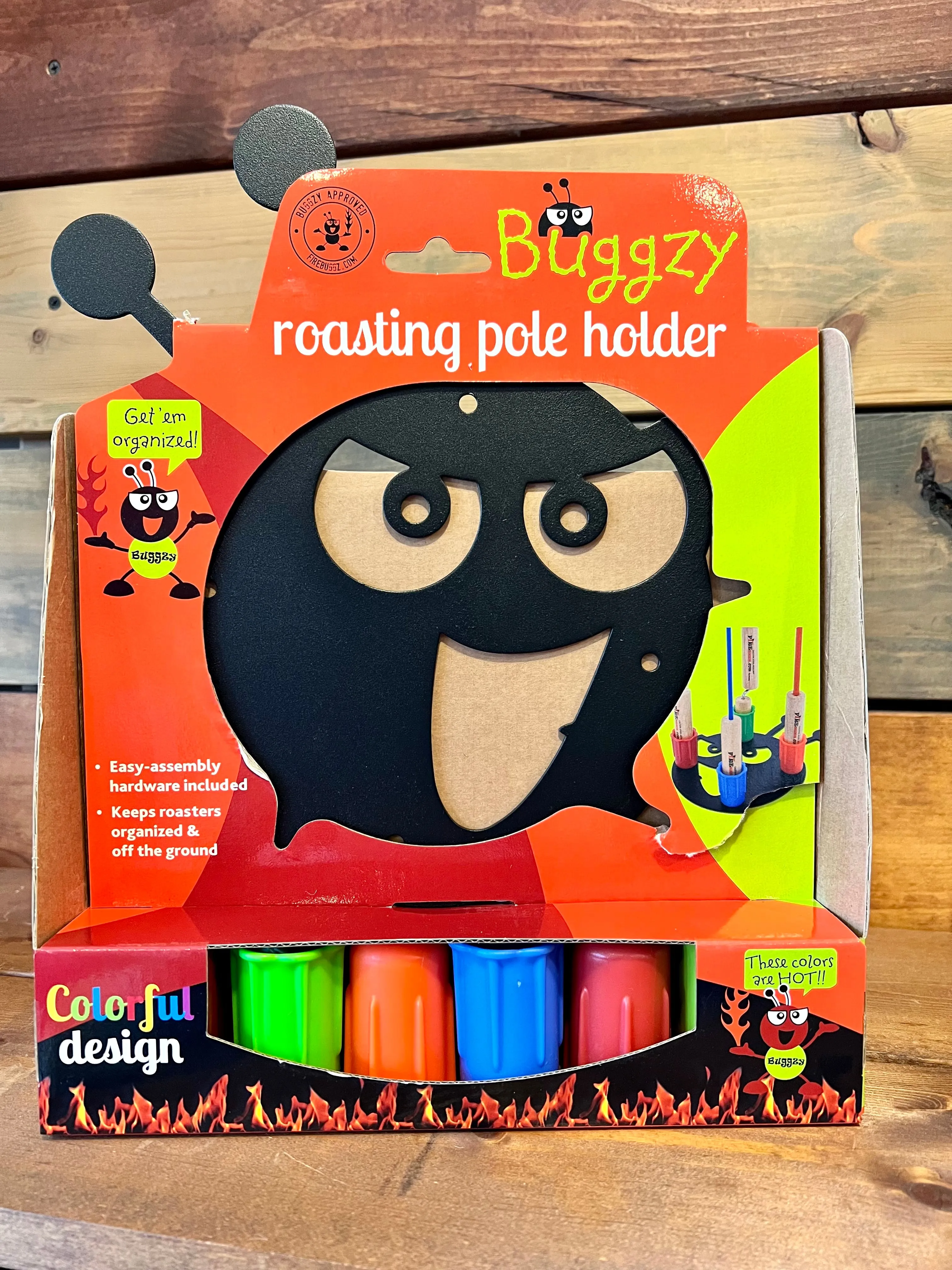 Fire Fishing Pole Stand