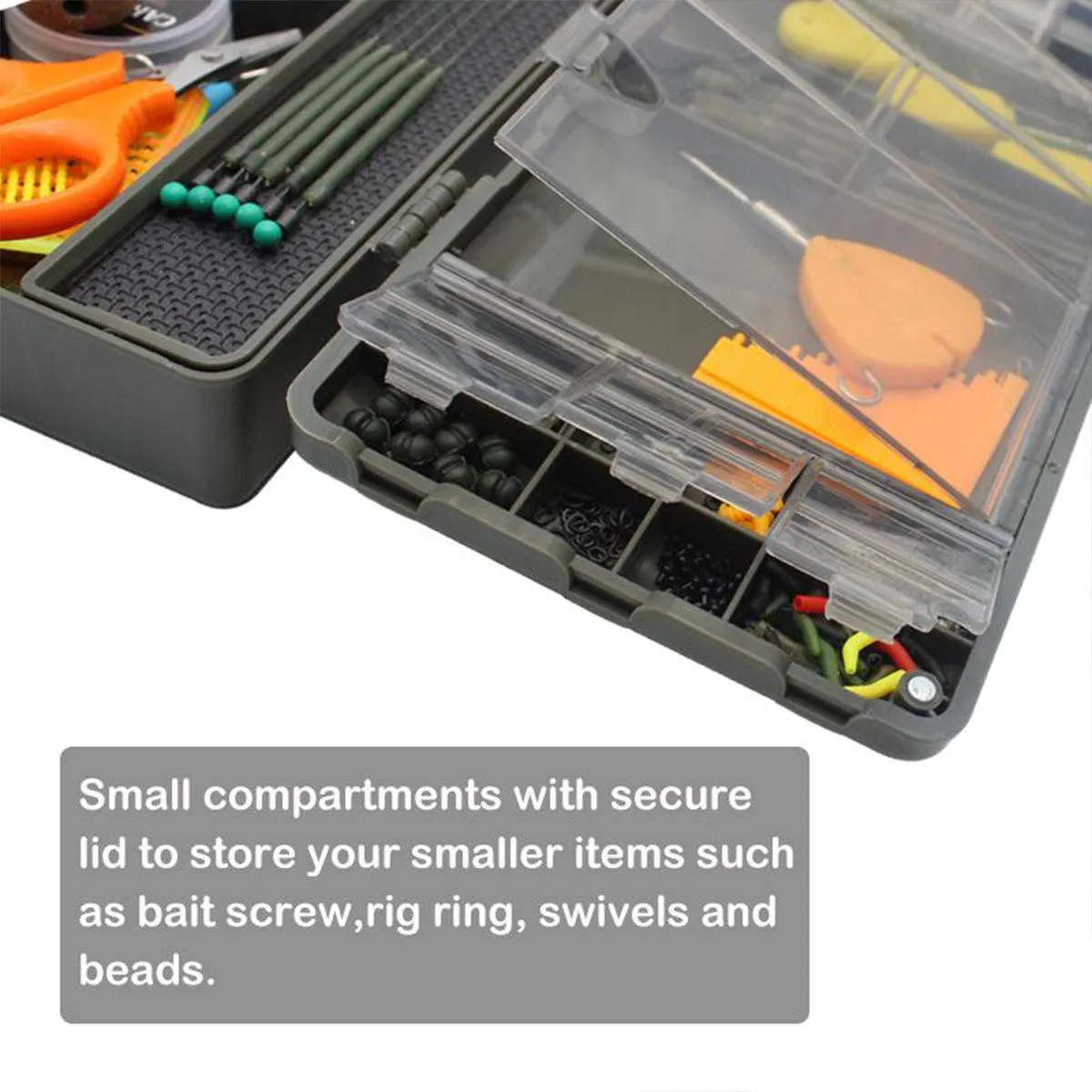 Fishing Accessories Multifunctional Storage Box Tackle Organizer Case Waterproof