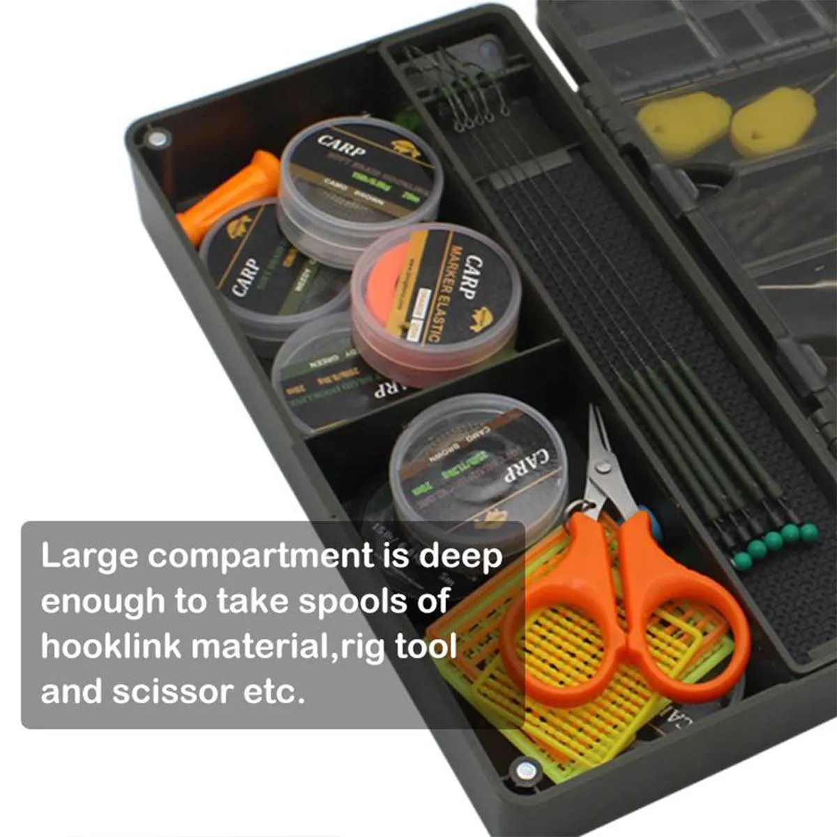 Fishing Accessories Multifunctional Storage Box Tackle Organizer Case Waterproof