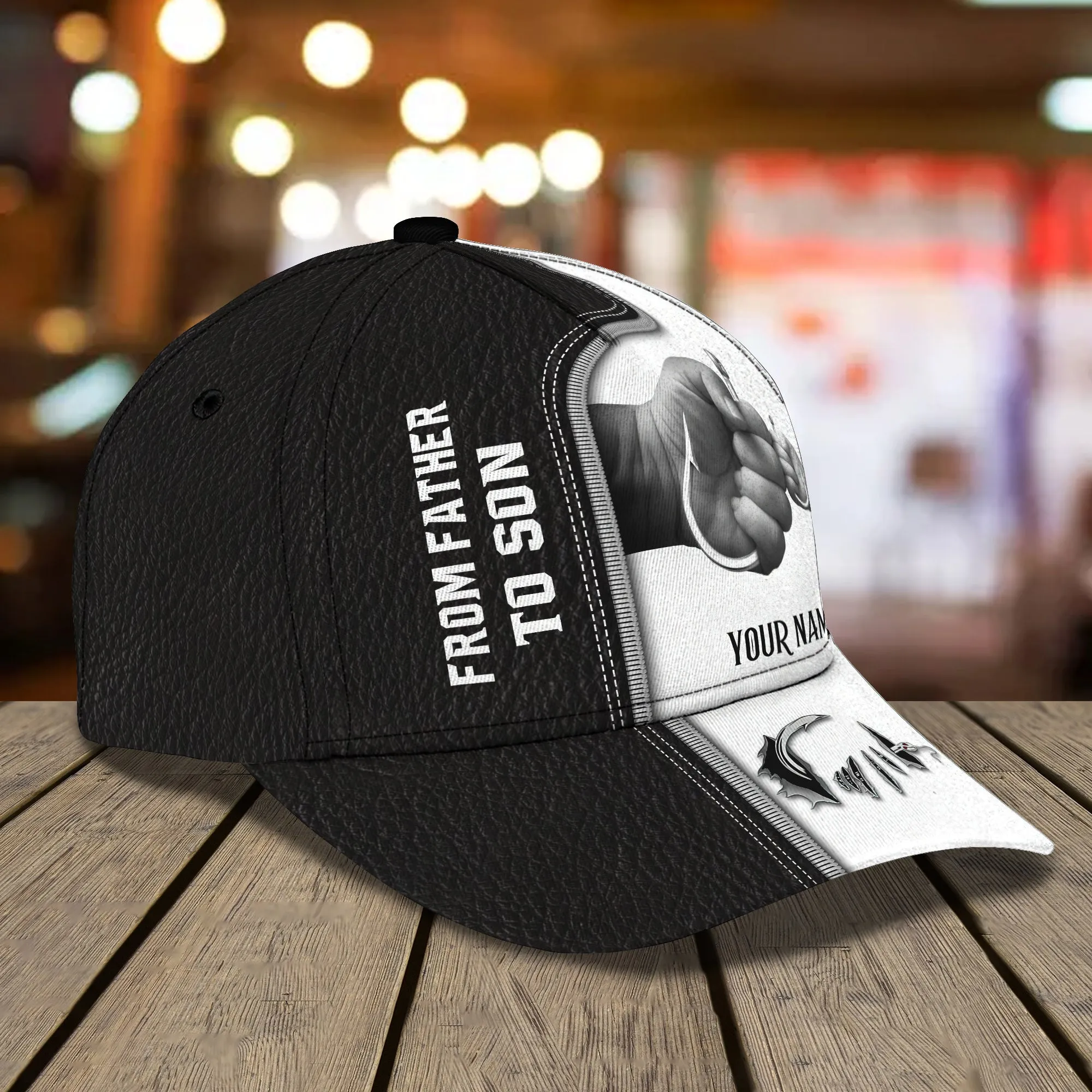 Fishing from Father to Son - Personalized Name Cap - HN95
