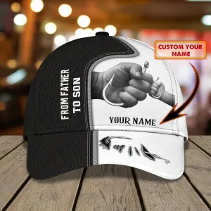 Fishing from Father to Son - Personalized Name Cap - HN95