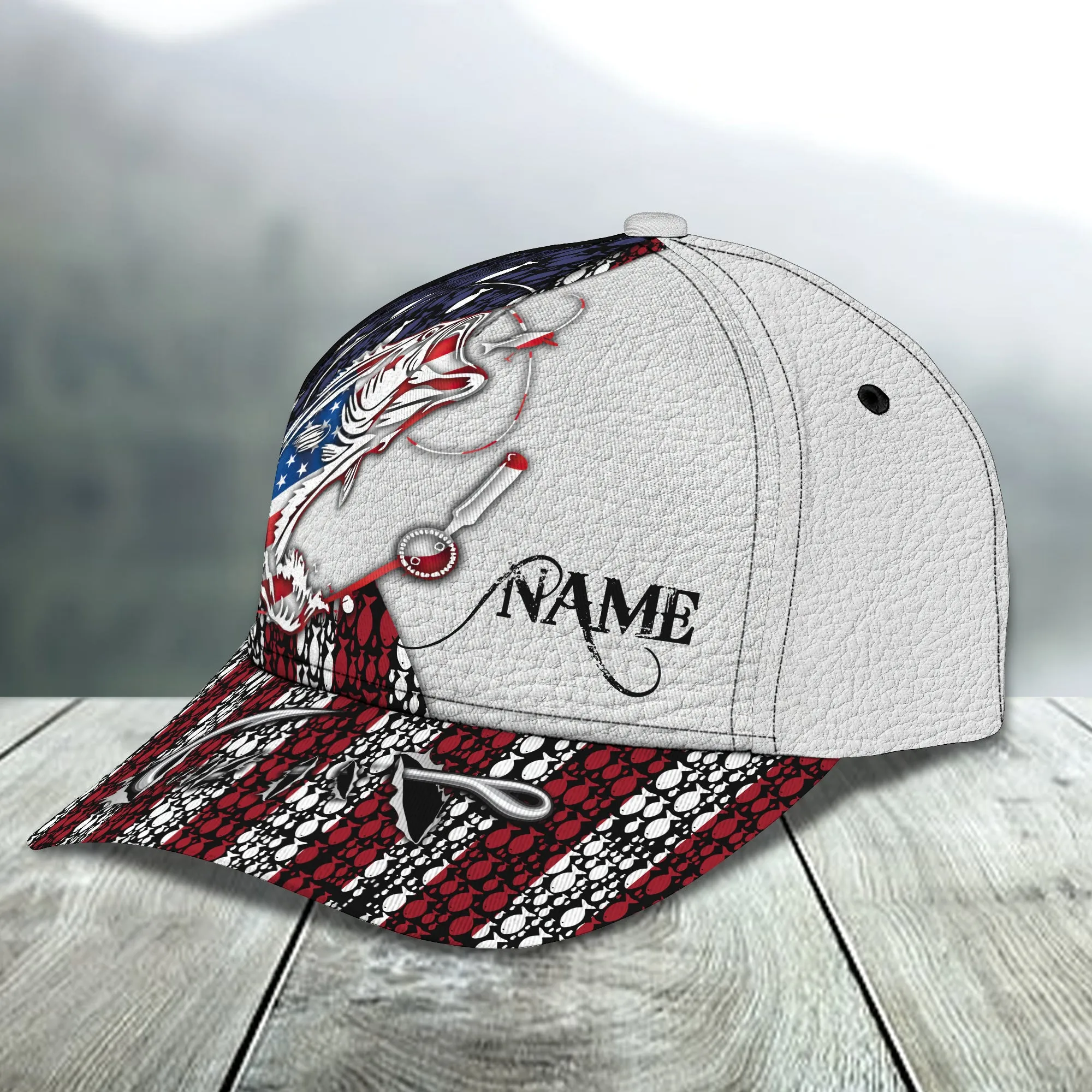 Fishing - Personalized Name Cap - Loop - H9h3-361
