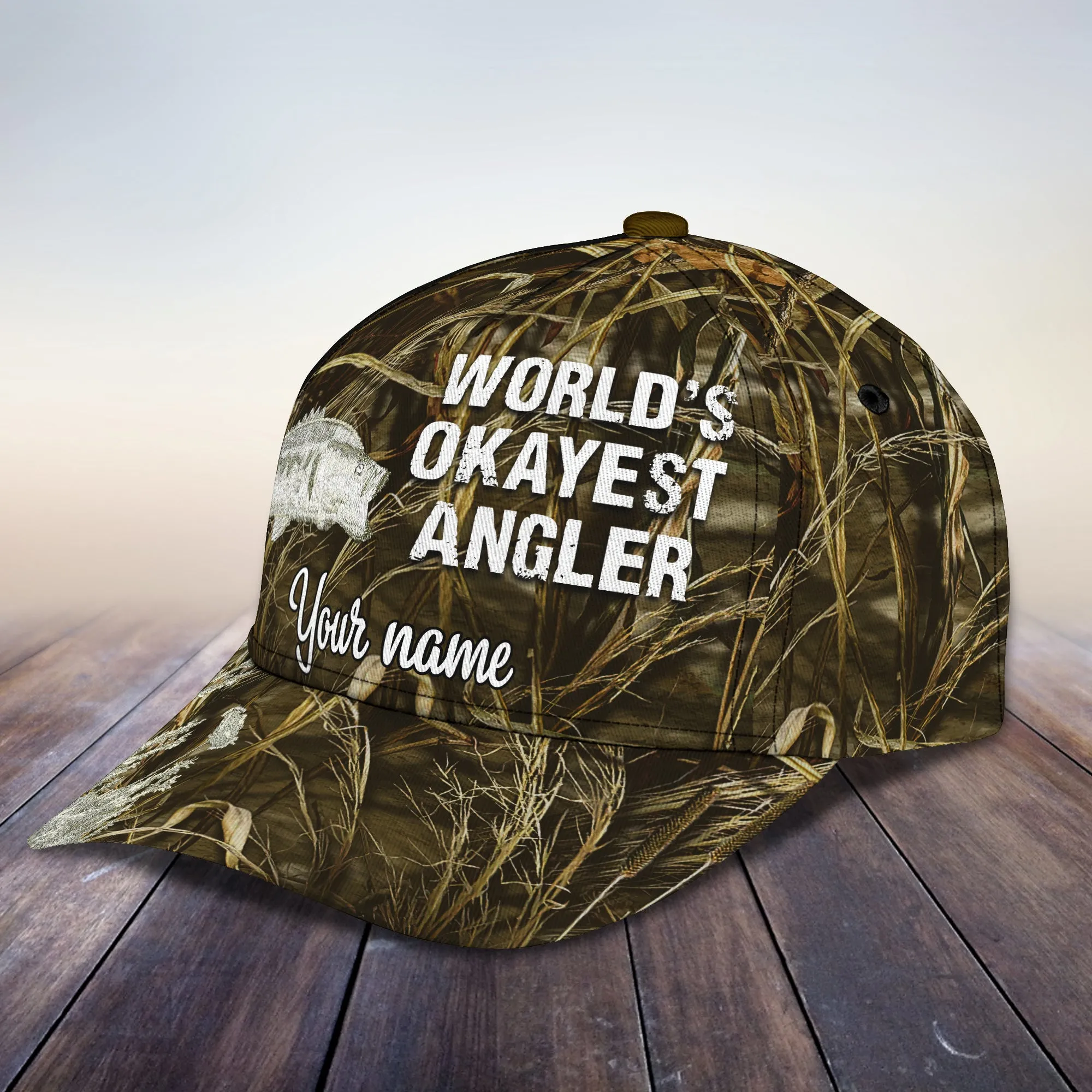 Fishing - Personalized Name Cap - Loop - H9h3-433