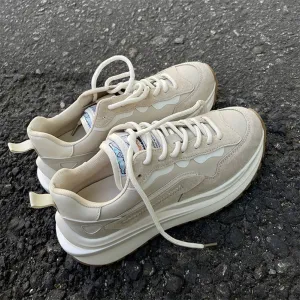 Flats Sneakers Women Shoes Natural Genuine Leather Flat