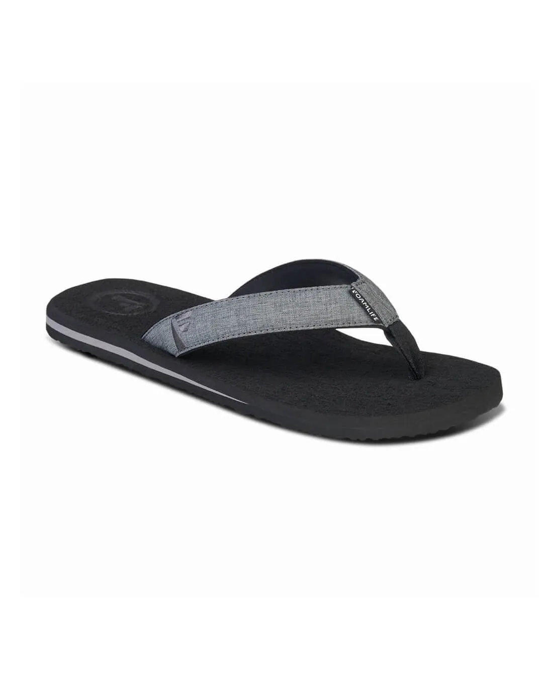 Foamlife Black Sharp Flip Flops