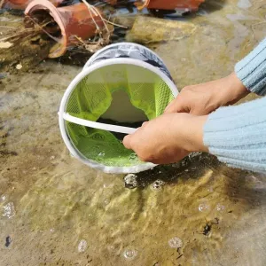 Foldable Canvas Fishing Bucket - Portable Camping Accessory