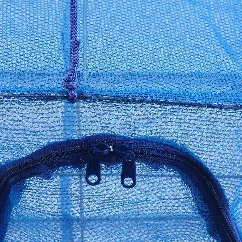 Foldable Multi-Layer Fishing Net Rack - Outdoor Fishing Gear