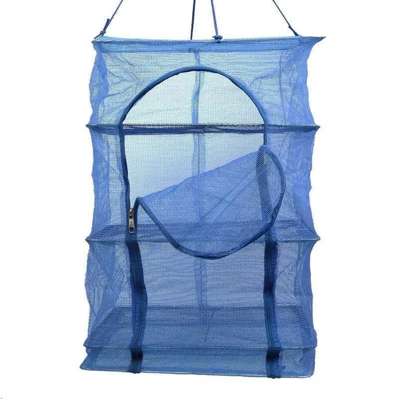 Foldable Multi-Layer Fishing Net Rack - Outdoor Fishing Gear