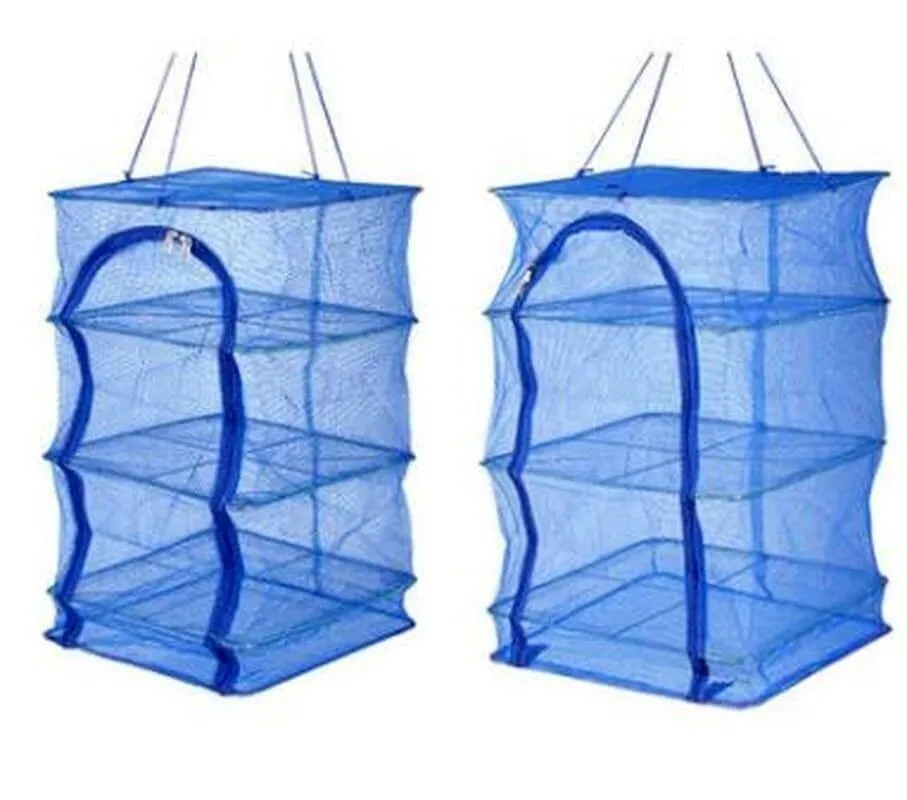 Foldable Multi-Layer Fishing Net Rack - Outdoor Fishing Gear