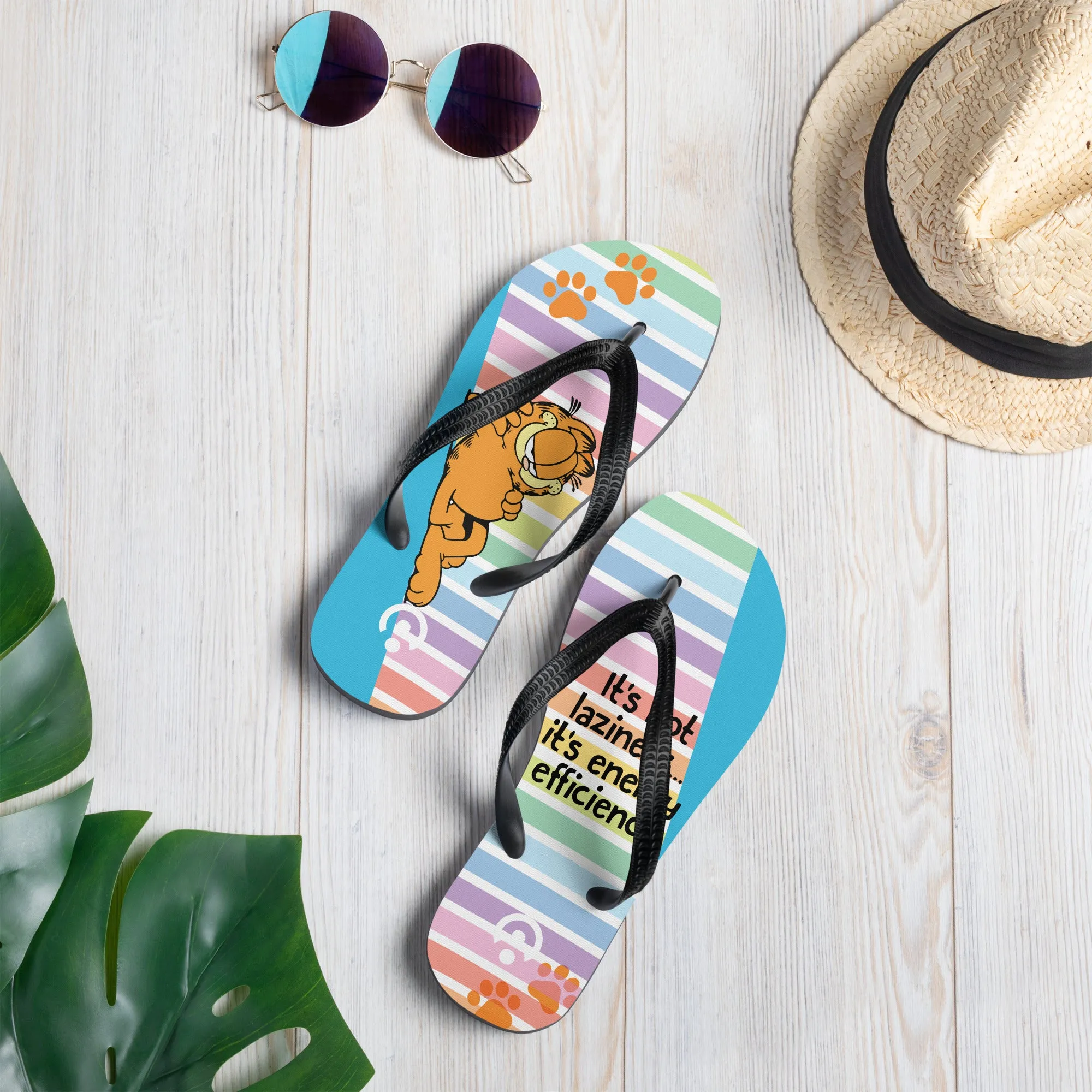 Garfield Lazy Efficiency Flip-Flops
