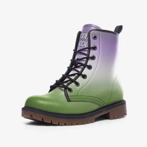 Genderqueer Queer LGBTQ  Vegan Leather Unisex Boots
