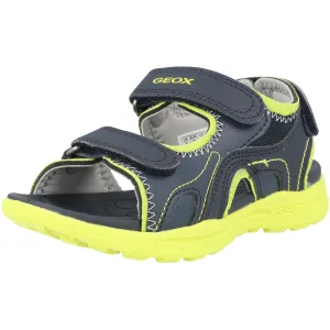 Geox Vaniett Navy Lime Boys Sandals
