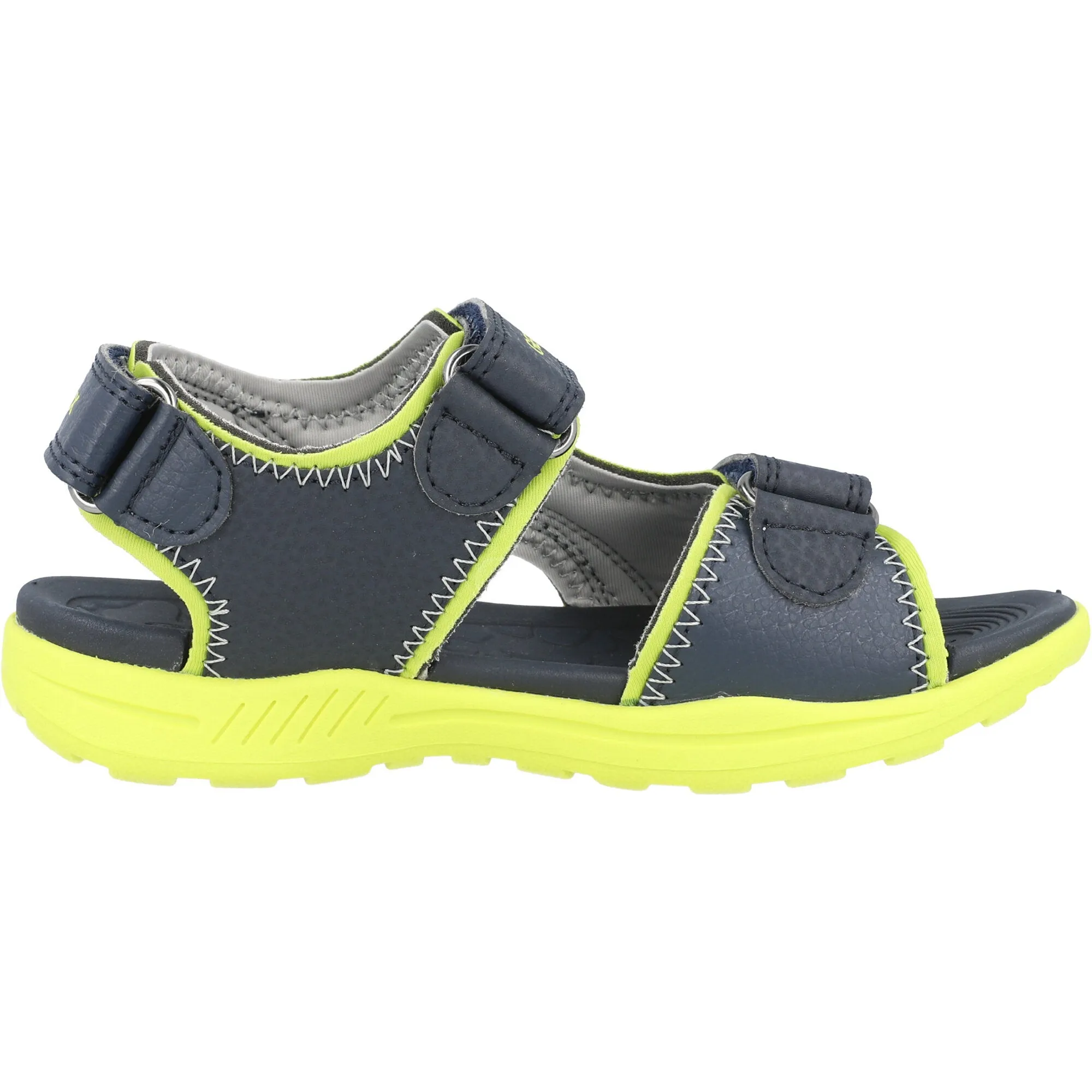 Geox Vaniett Navy Lime Boys Sandals