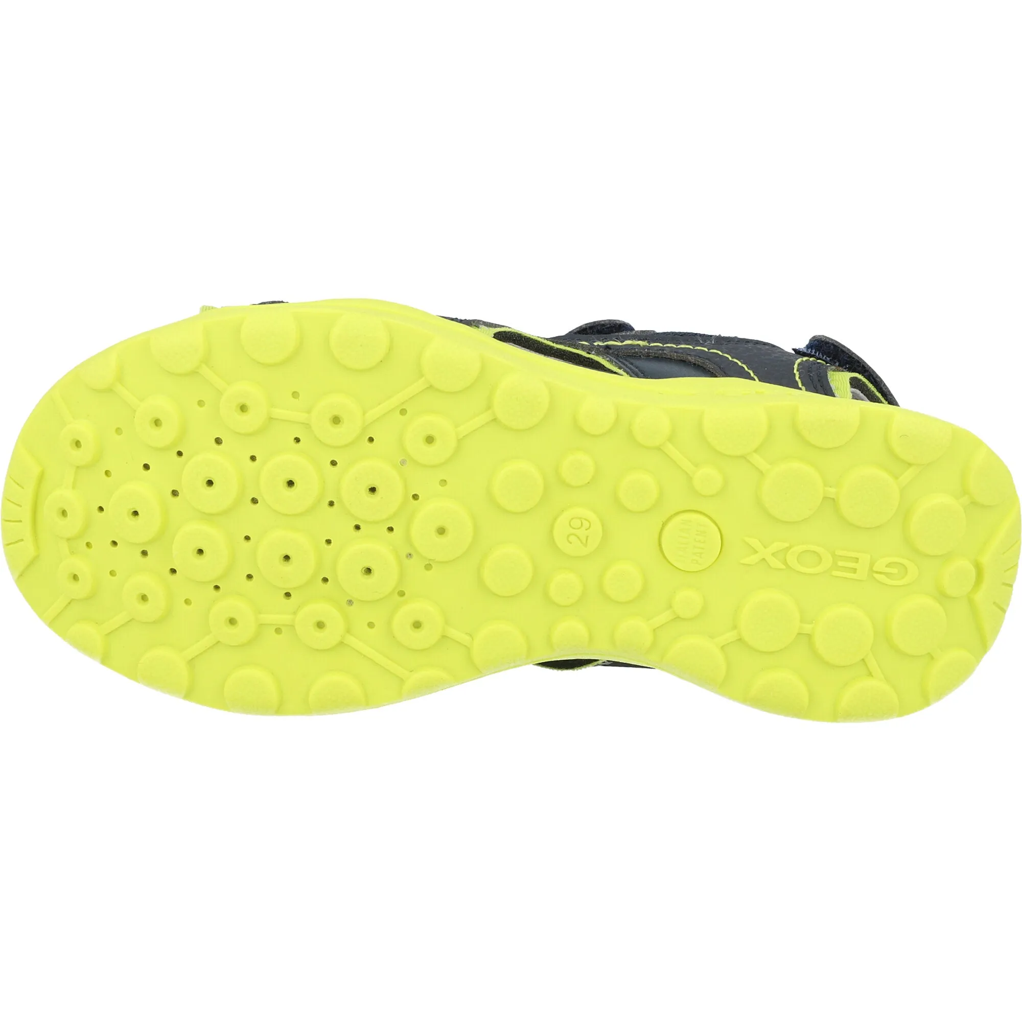 Geox Vaniett Navy Lime Boys Sandals