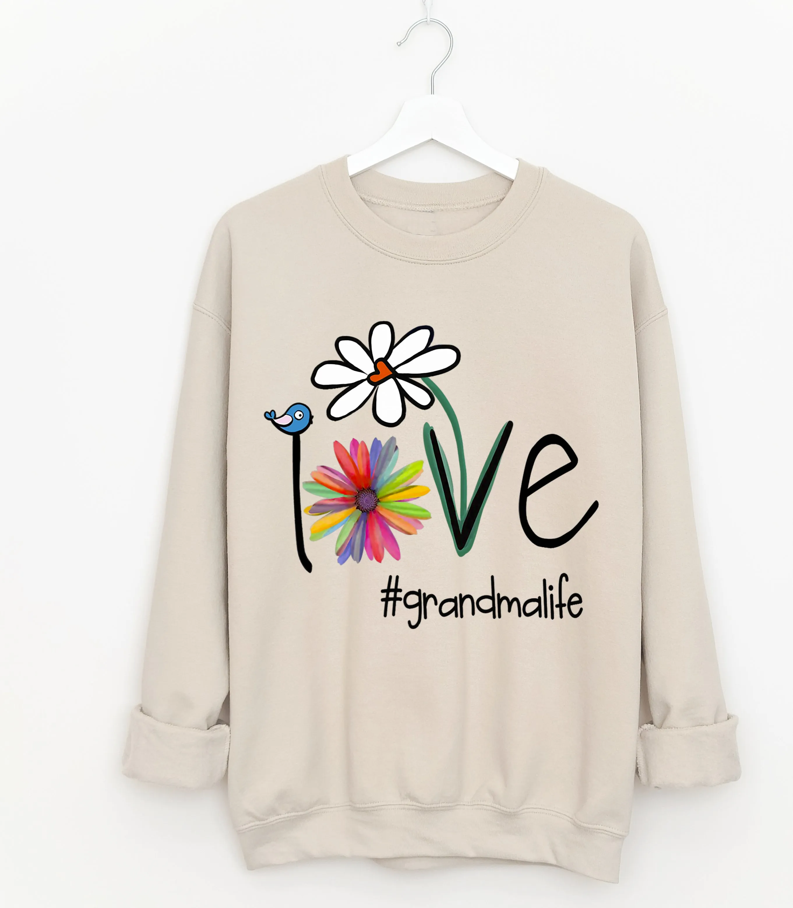 Gildan or Bella Canvas Love Grandma Life Sweatshirt