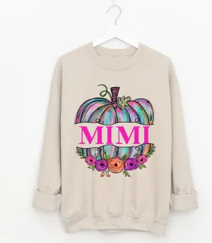 Gildan or Bella Canvas Mimi Pumpkin Fall Sweatshirt