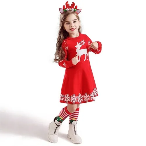 Girls Knitted Seasonal Dresses