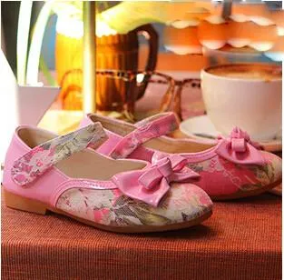 Girls Lace Decoration Flats