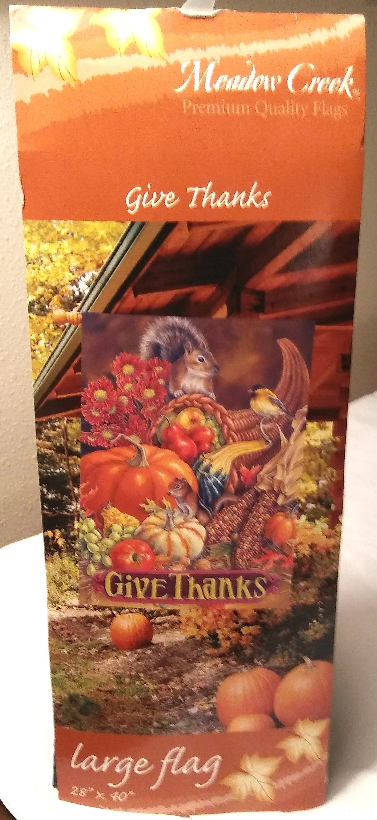GIVE THANKS FLAG