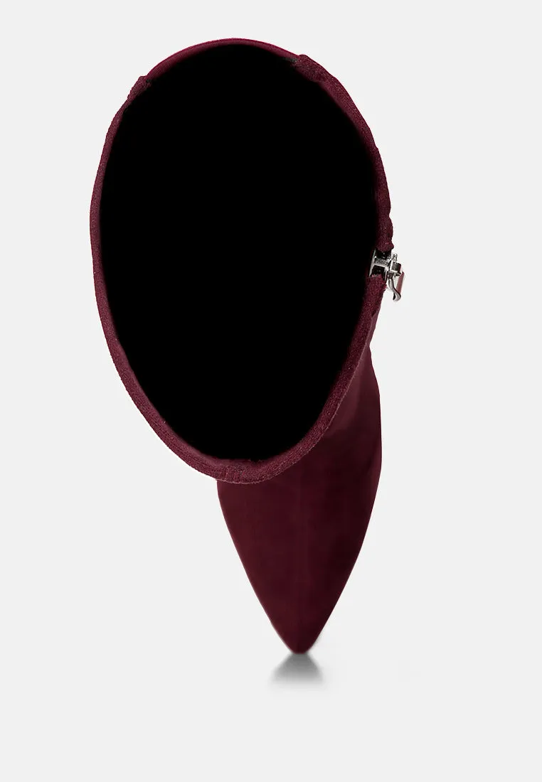 Gladol Wedge Heel Calf Boots By Ruw