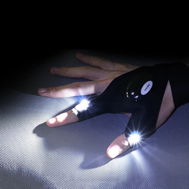 GlowGrip™ - Camping Outdoor LED Flashlight Gloves (pair)