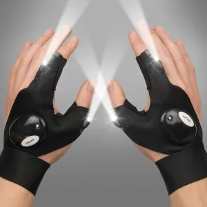 GlowGrip™ - Camping Outdoor LED Flashlight Gloves (pair)
