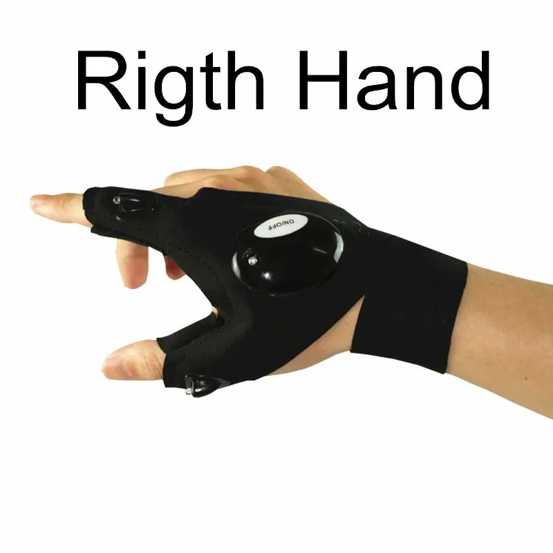 GlowGrip™ - Camping Outdoor LED Flashlight Gloves (pair)