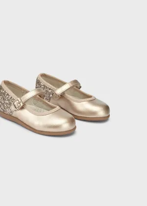Gold Glitter Shoes