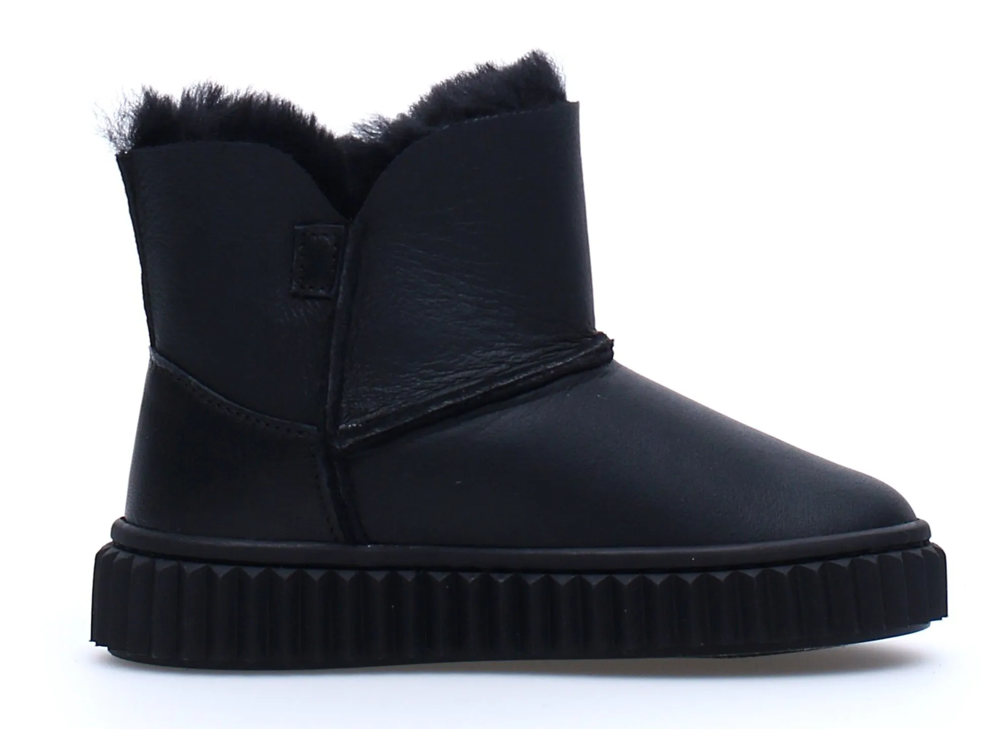 Greta - Black Shearling