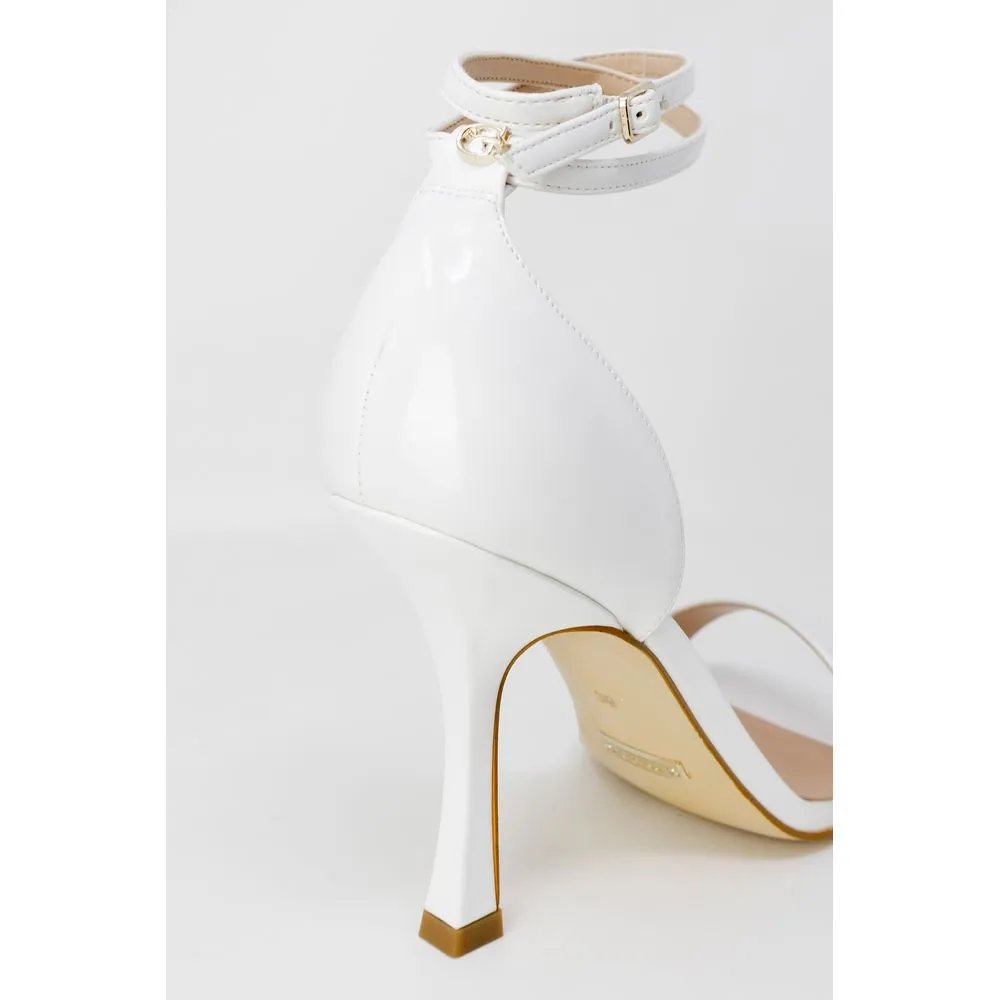Guess White Polyester Pump