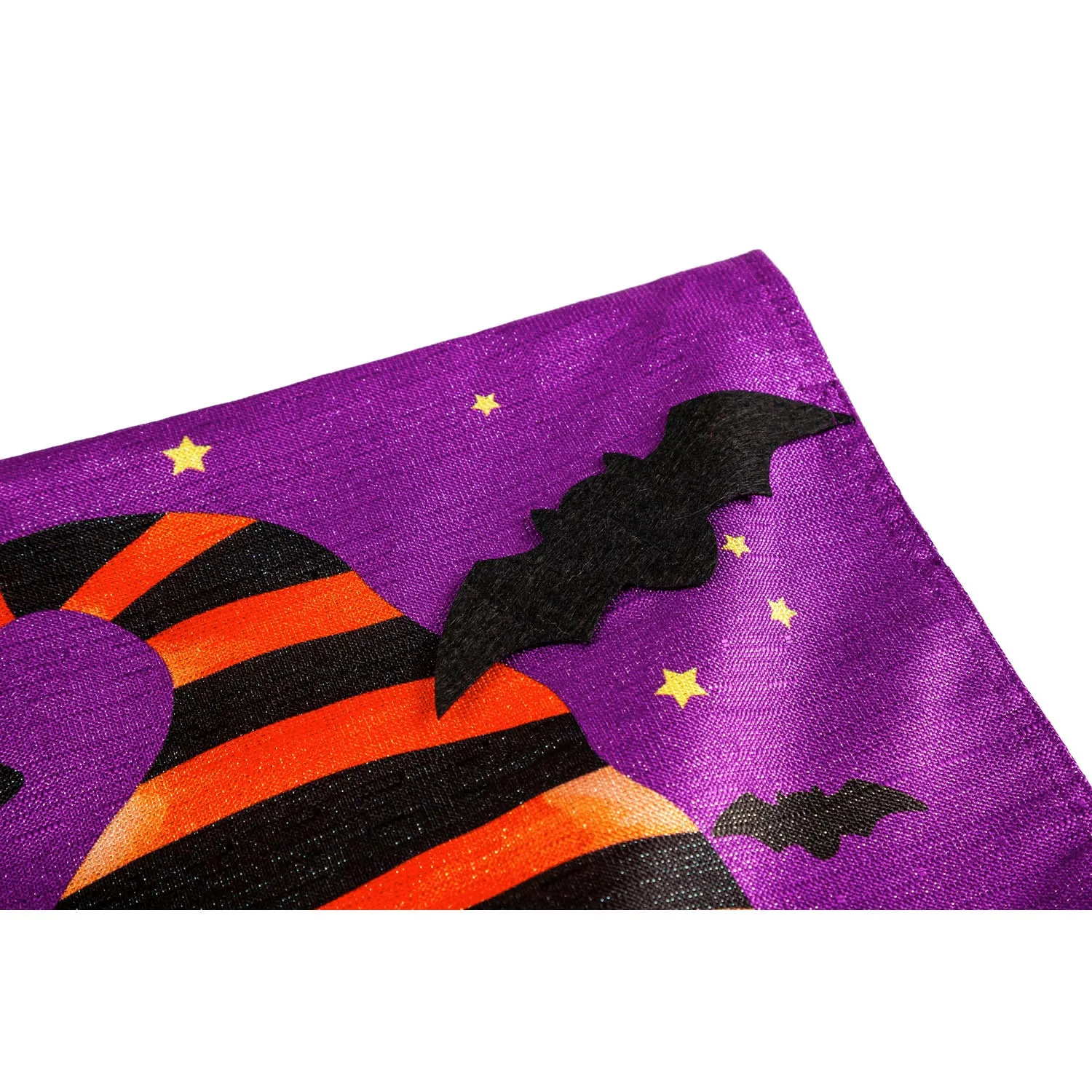 Halloween Gnome House Shimmer Linen Flag,13ml9897