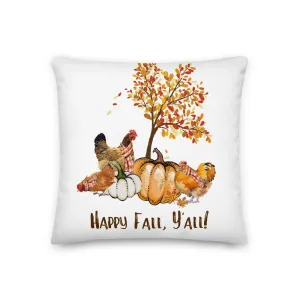Happy Fall Y’All Pillow