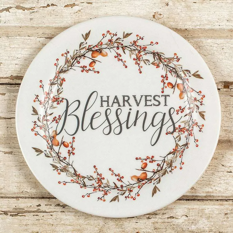 Harvest Blessings Plate