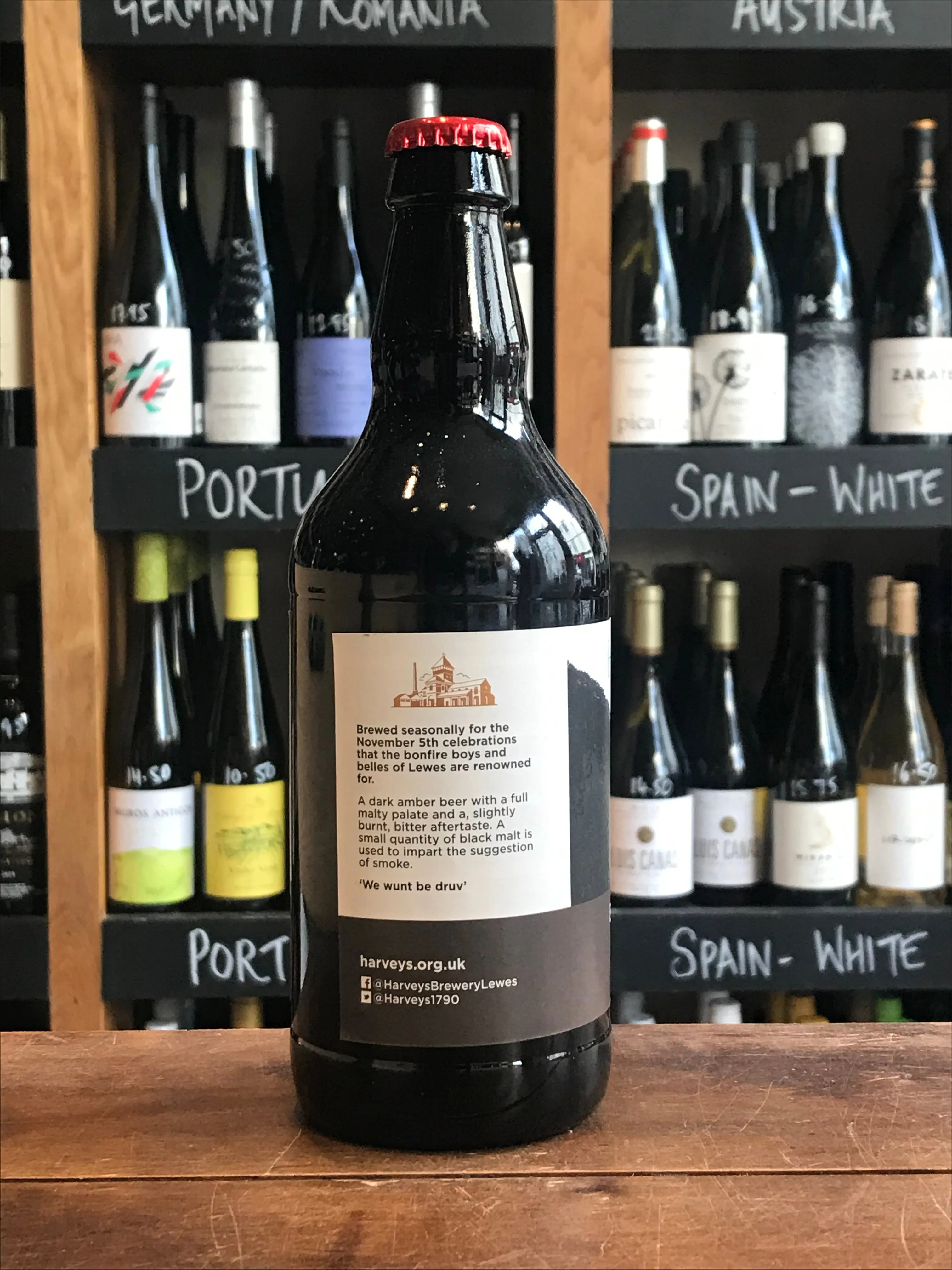 Harvey's - Bonfire Boy - Dark Amber